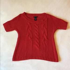New York & Company Short Sleeve Knit Top / Sweater